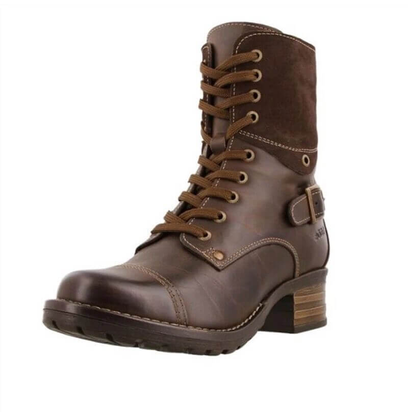 Lace-Up Block Heel Boots boots Luxurious Weddings