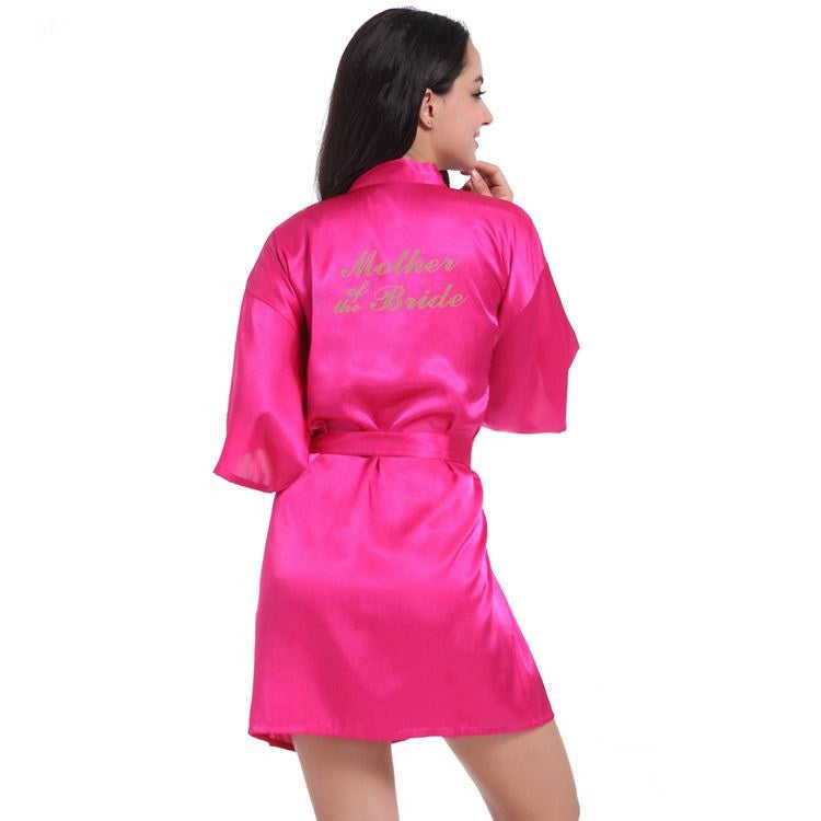 Mother Of The Bride Silk Robe Bridal Robes Luxurious Weddings