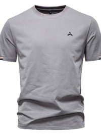 Men's Embroidered Round Neck T-Shirt Men's Tshirts Luxurious Weddings