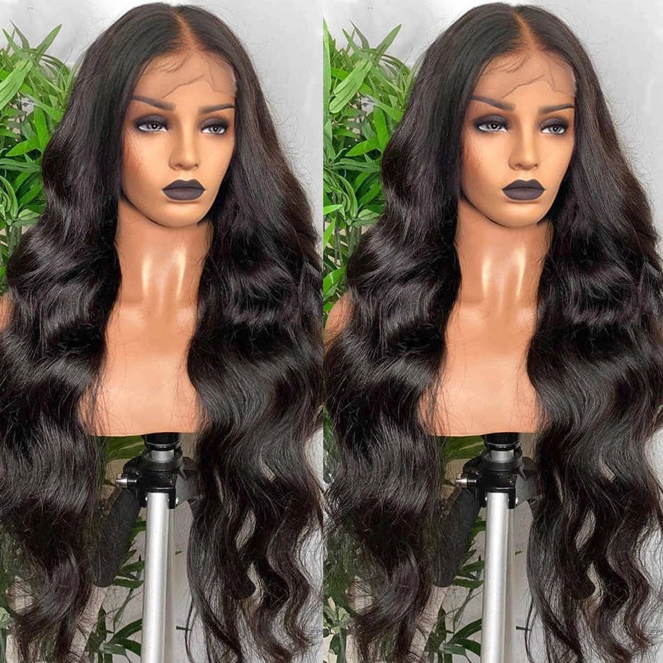 Long Black Lace Front Wig Lace Front Wig Luxurious Weddings