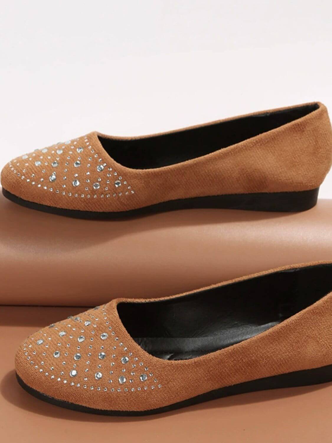 Rhinestone Flat Slip-Ons flats Luxurious Weddings