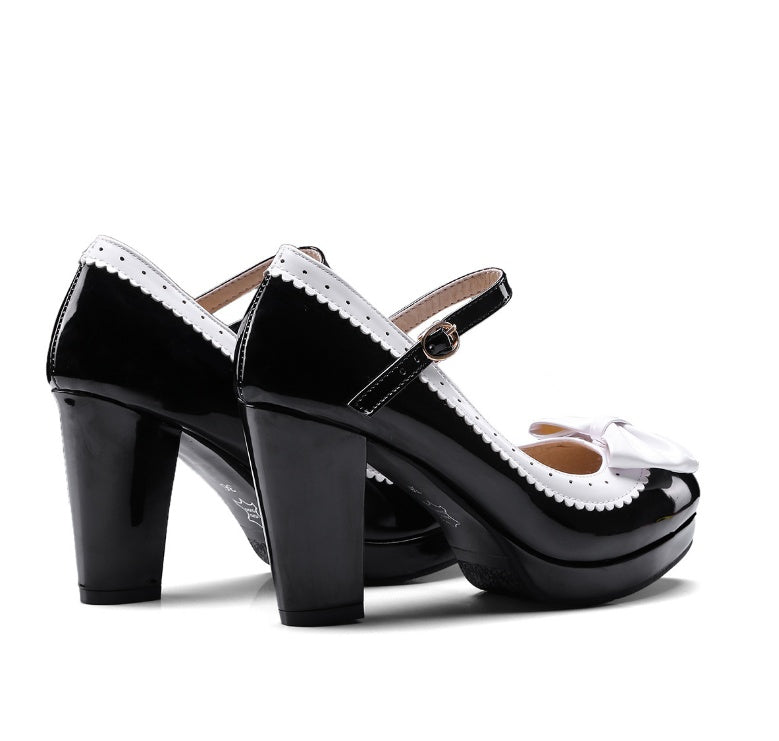Lolita bow single shoes high heels 0 Luxurious Weddings