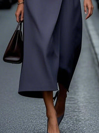 Round Neck Sleeveless Midi Sheath Dress Midi dresses Luxurious Weddings