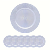 50 Silvery & Golden Charger Plates for Exquisite Table Tableware Luxurious Weddings