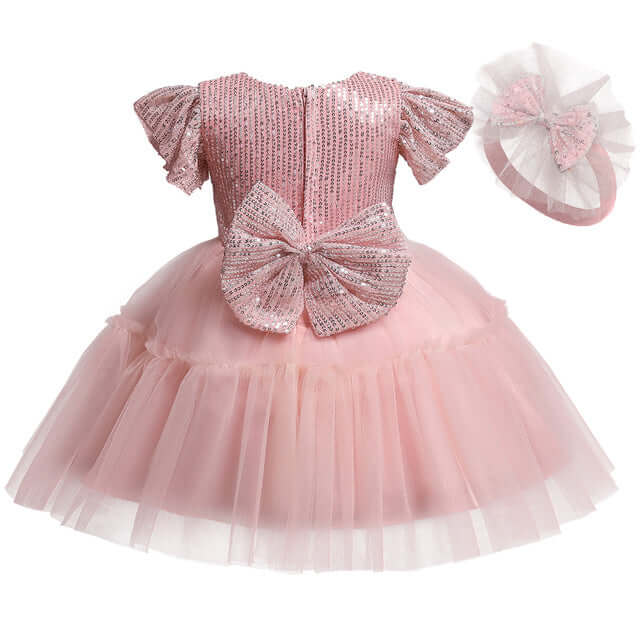 Princess Dress Girls Full Sleeve Baby girls dress Luxurious Weddings