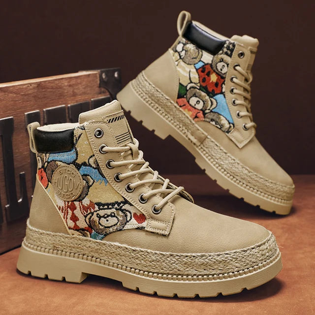 Mens Boots Winter Shoes Leather boots Luxurious Weddings