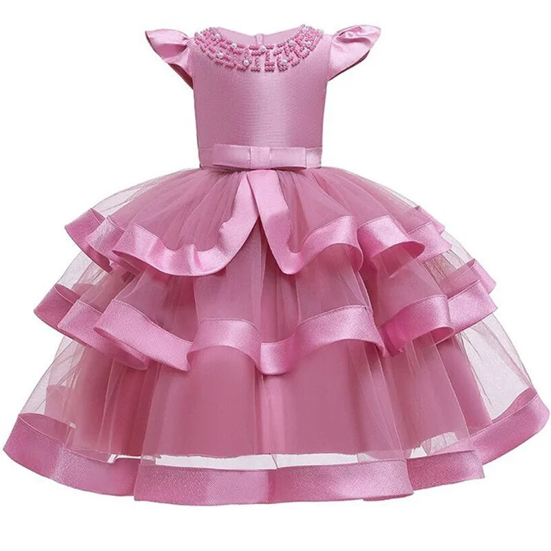 Elegant Tutu Princess Dress girls dresses Luxurious Weddings