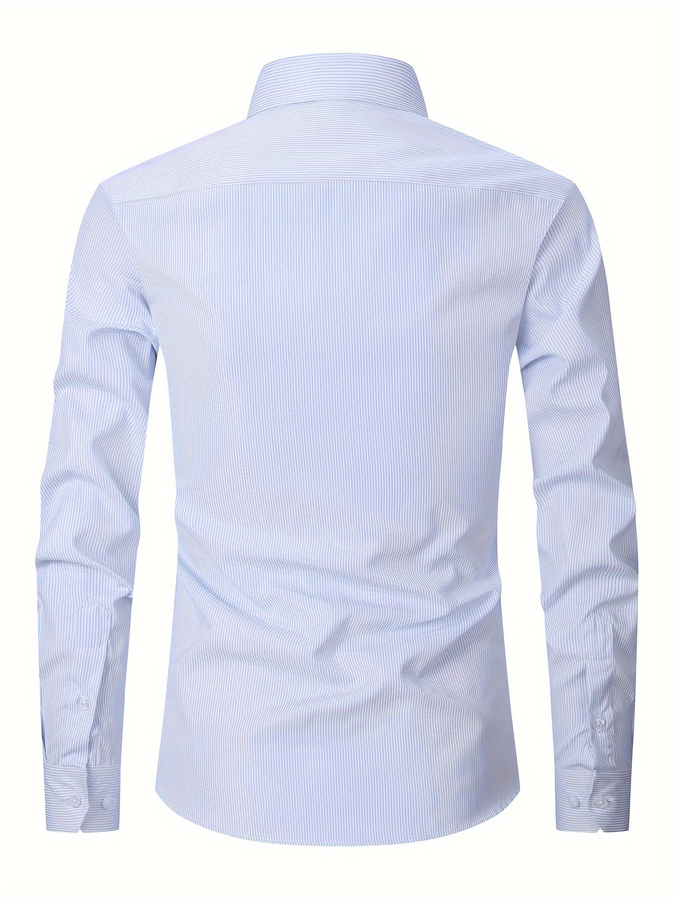 Men's Formal Business Shirts with Long Sleeves - Spring/Fall Collection Men's Formal Shirts Luxurious Weddings