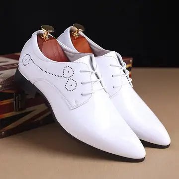 Glossy Oxford Leather Shoes mens shoes Luxurious Weddings