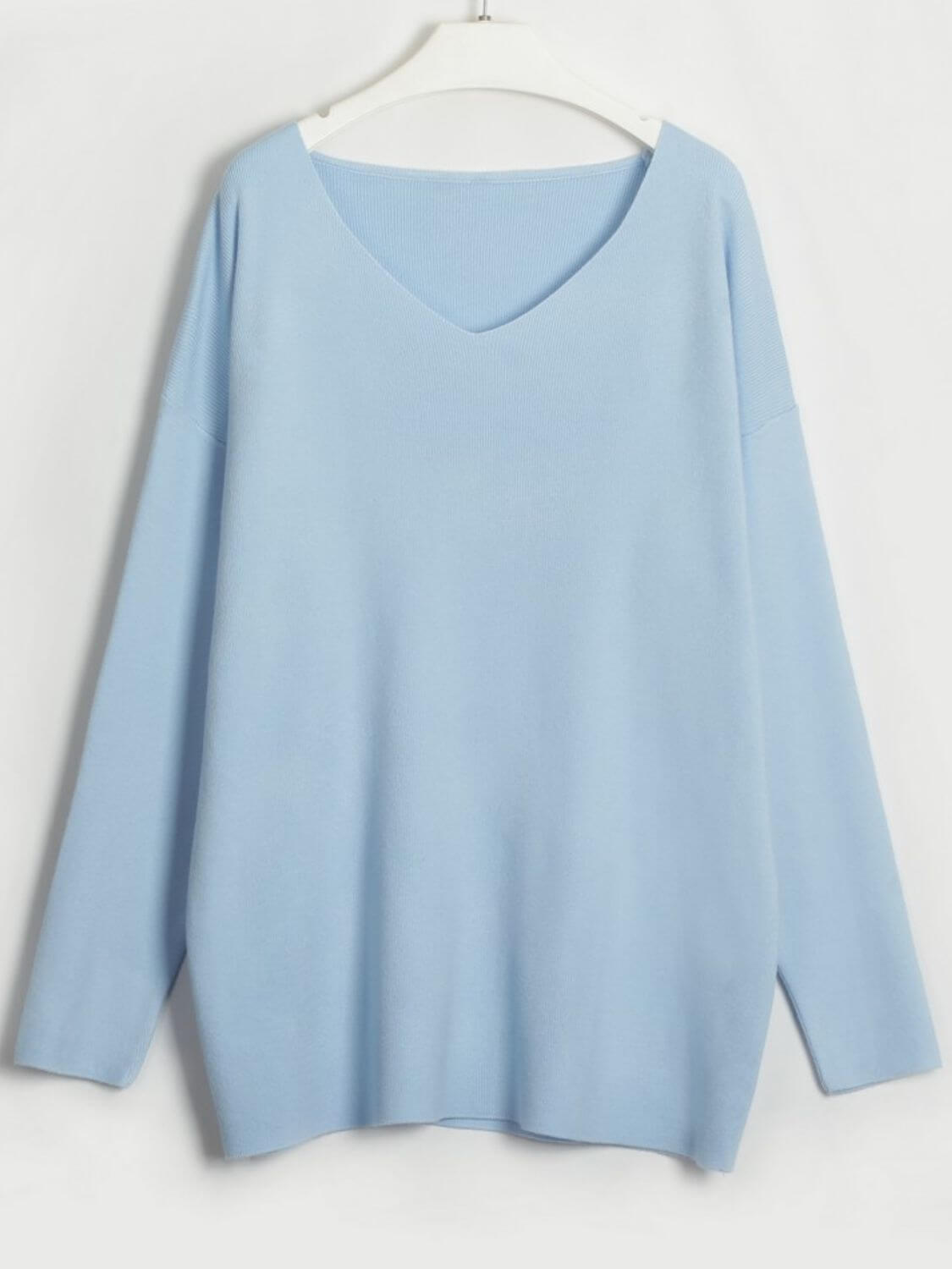 V-Neck Long Sleeve Top and Drawstring Pants Sweater Set Matching Sets Luxurious Weddings