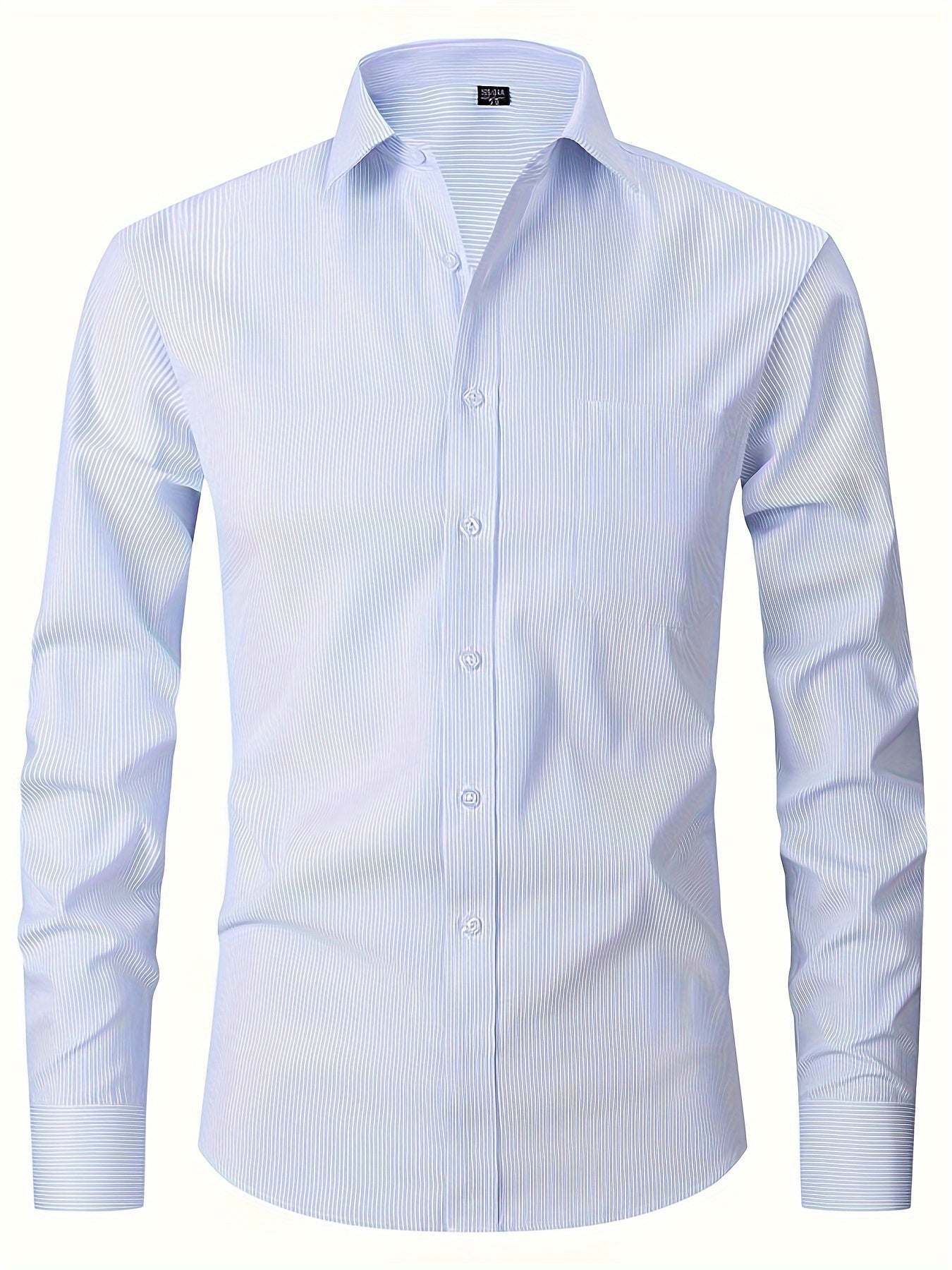 Men's Formal Business Shirts with Long Sleeves - Spring/Fall Collection Men's Formal Shirts Luxurious Weddings