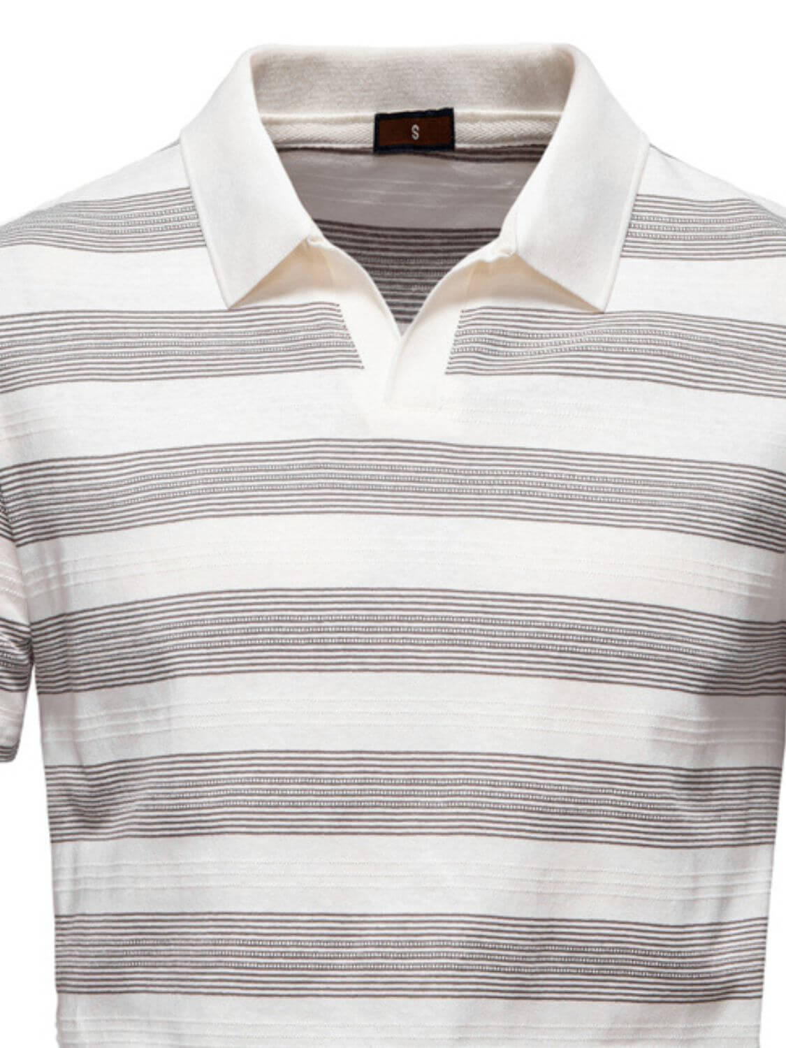 Men's Contrast Striped Short Sleeve Polo Men's Polos Luxurious Weddings