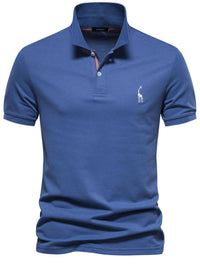 Men's Giraffe Embroidered Short Sleeve Polo Men's Polos Luxurious Weddings