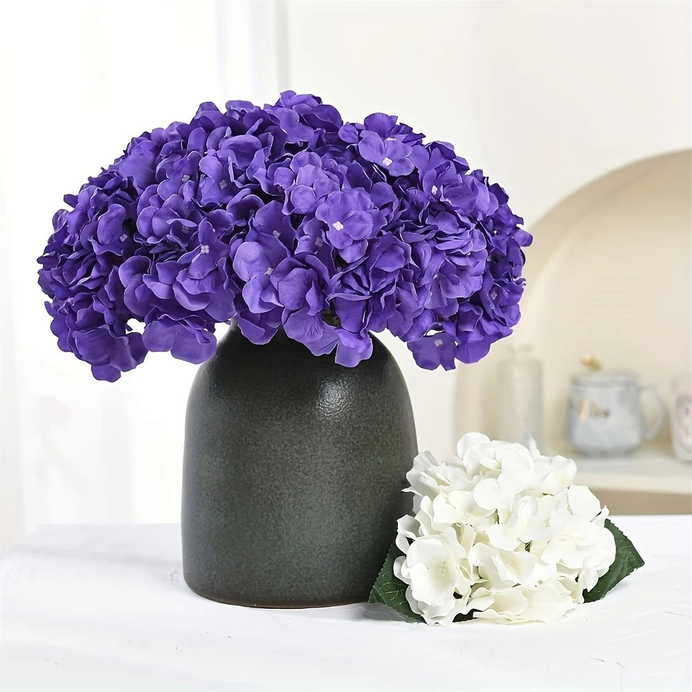 Bulk Wedding Floral Pack | Deep Purple artificial Hydrangeas Luxurious Weddings