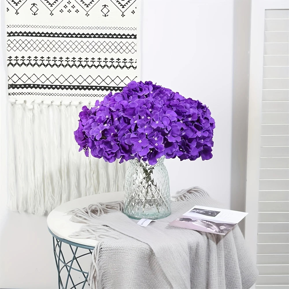 Bulk Wedding Floral Pack | Deep Purple artificial Hydrangeas Luxurious Weddings