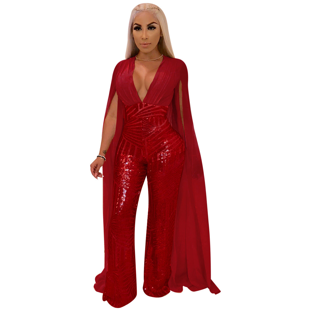 Sequin Evening Jumpsuit Jumpsuit Luxurious Weddings