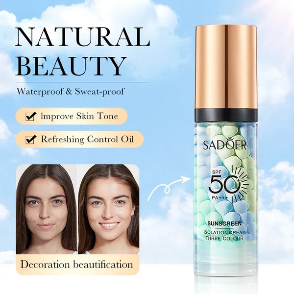 40ml Face Primer Makeup Moisturizing Isolation Cream Invisible Pores Facial Brighten Correcting Skin Tone