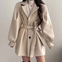 Hepburn style Woolen Coat Women's Jacket Luxurious Weddings