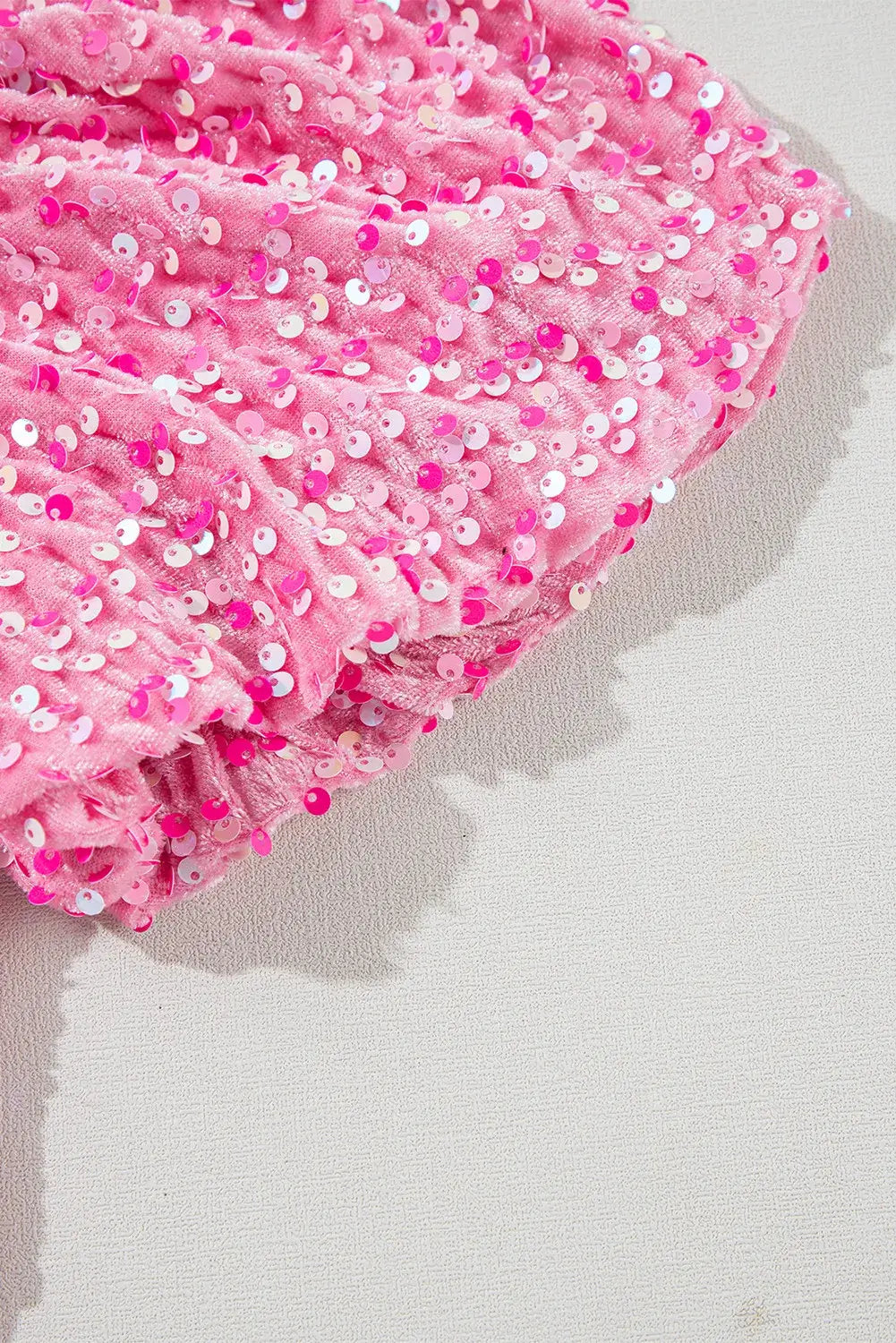 Sequin Single Shoulder Short Sleeve Mini Dress mini dress Luxurious Weddings