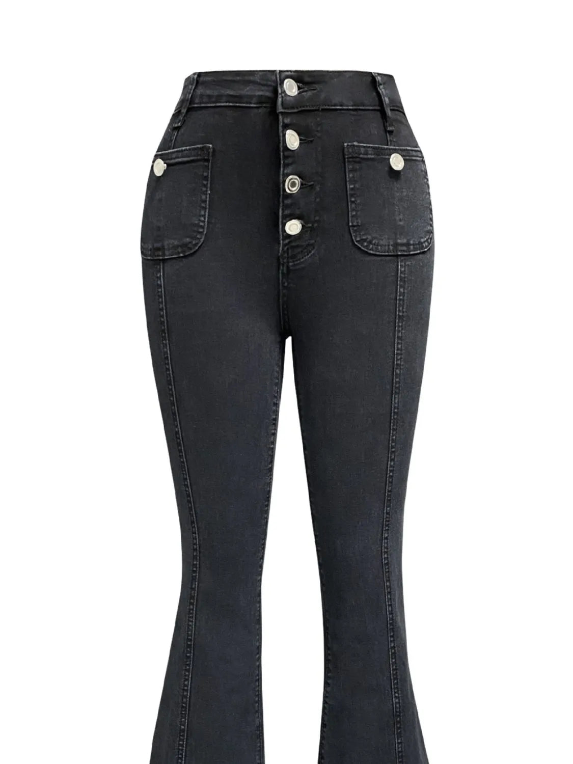 Flare Jeans with Pockets Denim Jeans Luxurious Weddings
