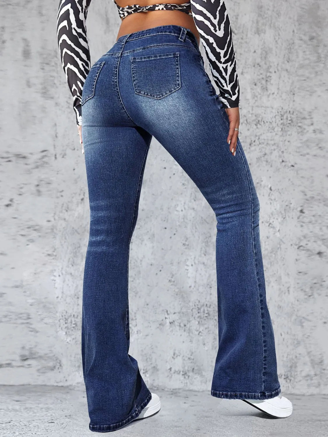 High Rise Jeans with Pockets jeans Luxurious Weddings