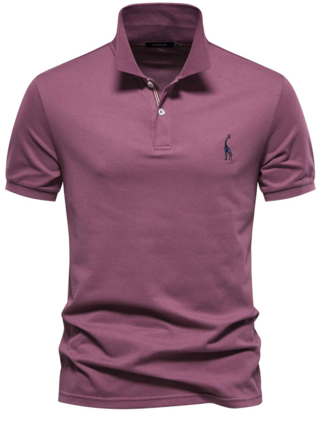 Men's Giraffe Embroidered Short Sleeve Polo Men's Polos Luxurious Weddings