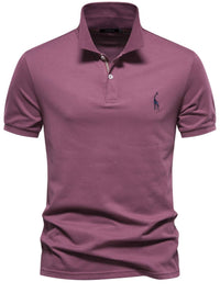 Men's Giraffe Embroidered Short Sleeve Polo Men's Polos Luxurious Weddings
