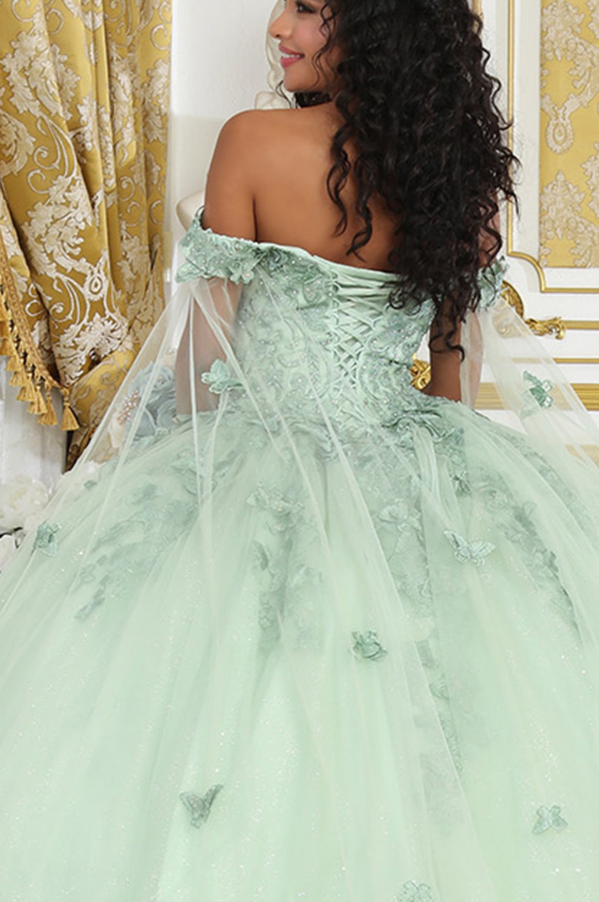 Majestic Grace Quinquennia Gown Quinceanera dress Luxurious Weddings