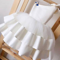 Children's Wedding Dress Girls One-shoulder Show Princess Fluffy girls dress Luxurious Weddings
