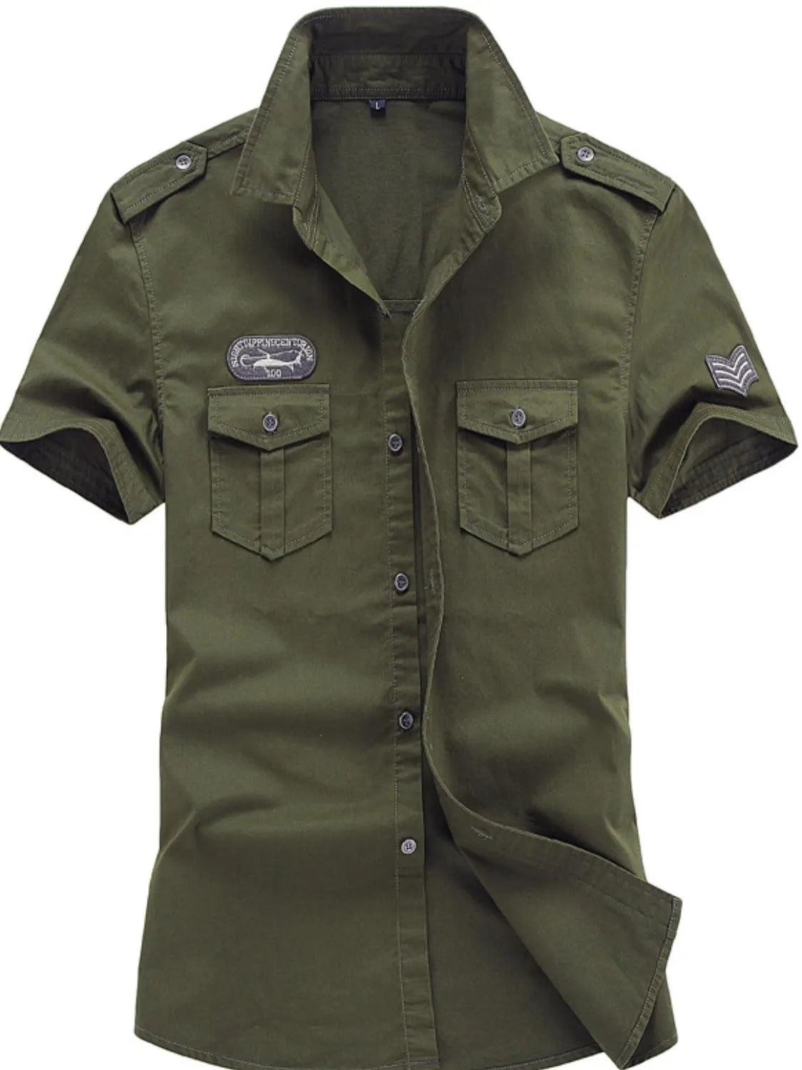 Men's Plus Size Collared Neck Short Sleeve Shirt Luxurious Weddings