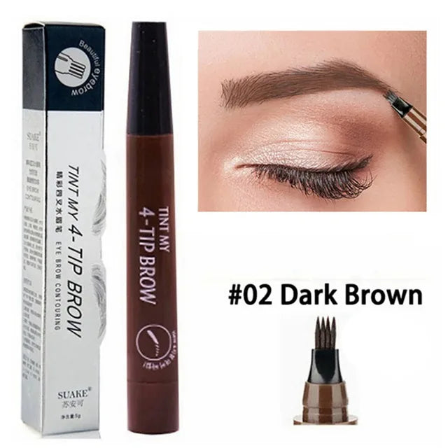 5 Colors Microblading Eyebrow Pen Waterproof Makeup Essentials Luxurious Weddings