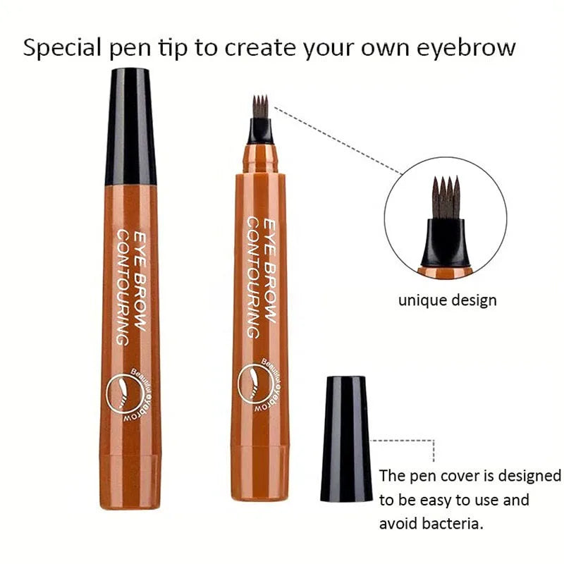 5 Colors Microblading Eyebrow Pen Waterproof Makeup Essentials Luxurious Weddings