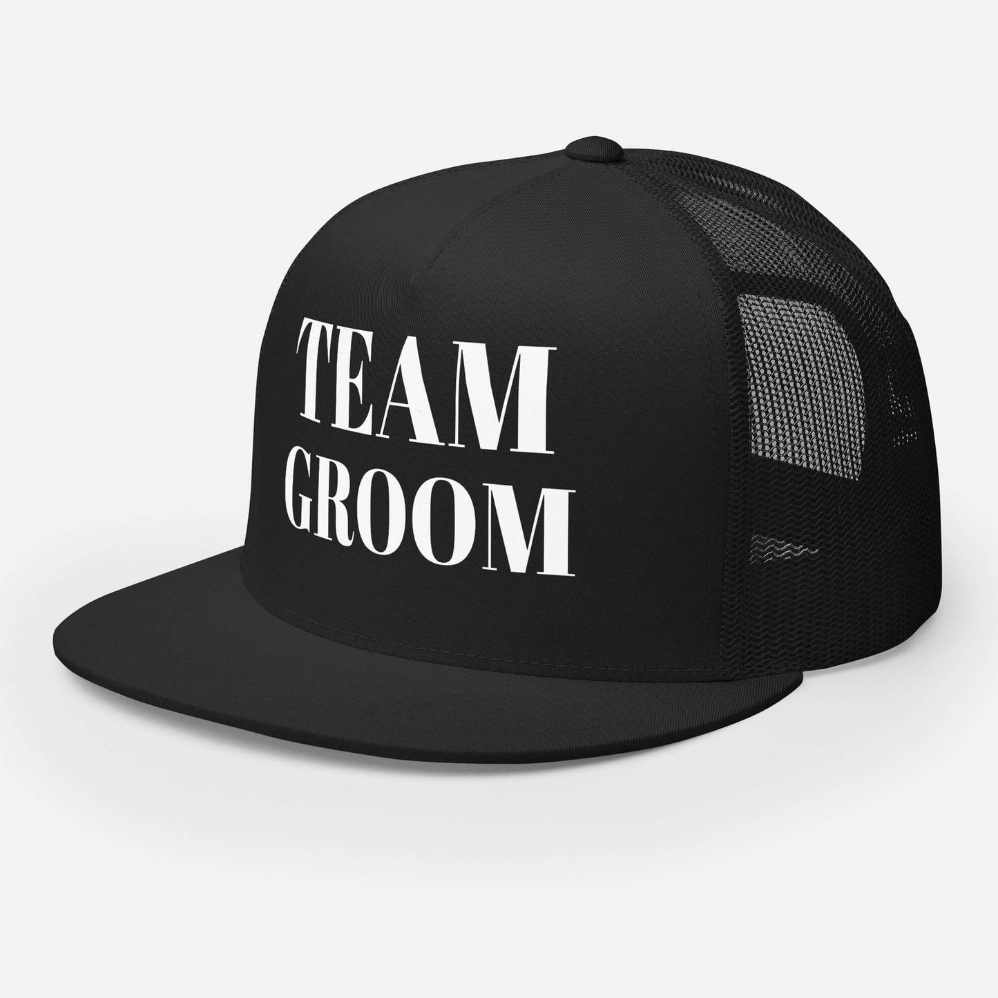 TEAM GROOM Trucker Cap Hat Luxurious Weddings