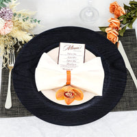 40pcs Elegant Round Plastic Charger Plates Tableware Luxurious Weddings