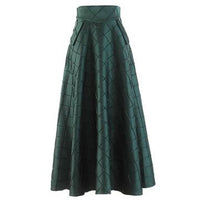 High Waist A Line Solid Minimalist Midi Skirts skirt Luxurious Weddings