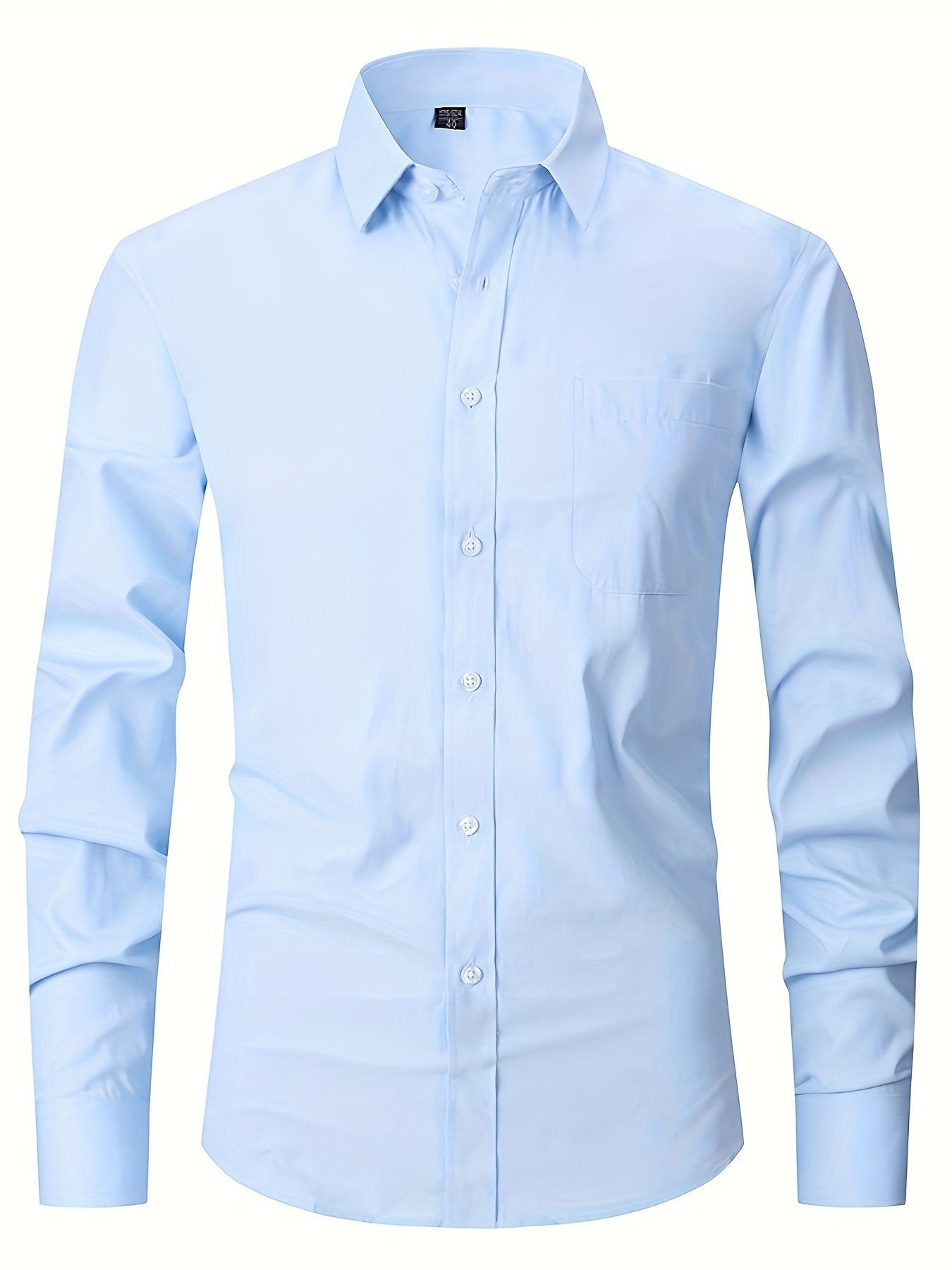 Men's Formal Business Shirts with Long Sleeves - Spring/Fall Collection Men's Formal Shirts Luxurious Weddings