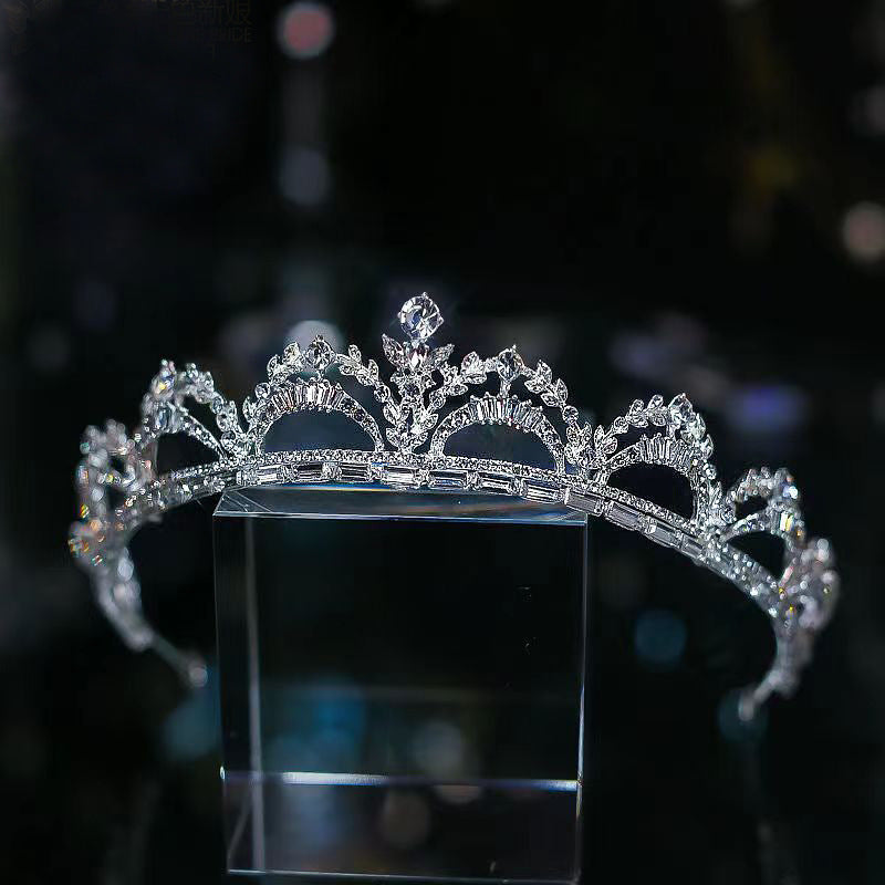 Crystal Princess Birthday Crown Bride Tiaras Luxurious Weddings