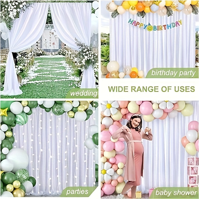 Silk Draping White Backdrop Curtain Silks Luxurious Weddings