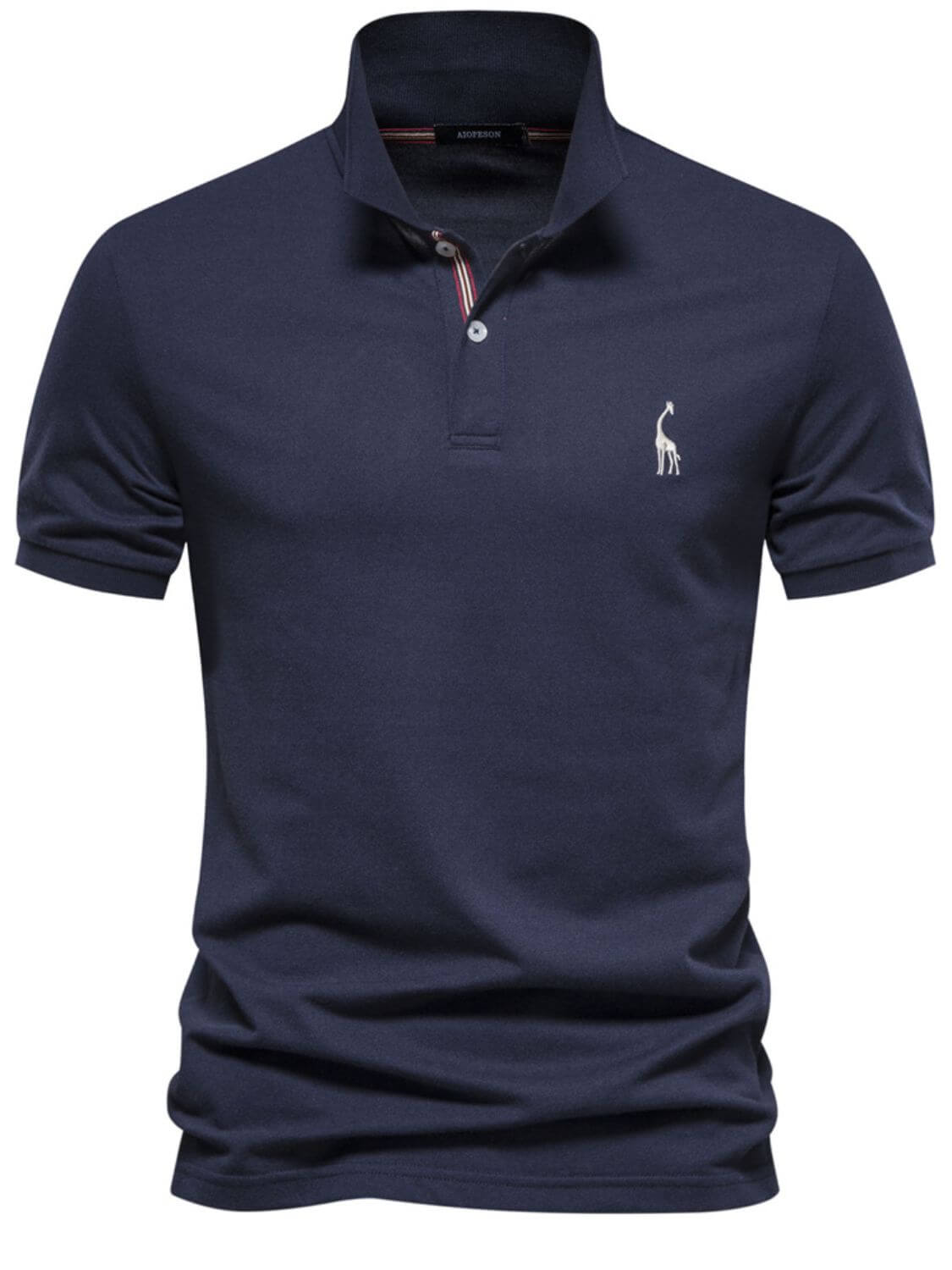 Men's Giraffe Embroidered Short Sleeve Polo Men's Polos Luxurious Weddings