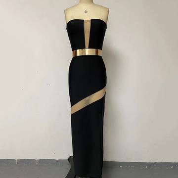 Backless Long Formal Bandage Dress Long Bandage Dress Luxurious Weddings