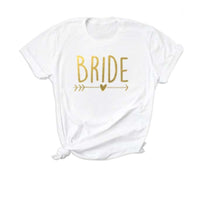 Gold T-shirt bride Tshirts Luxurious Weddings