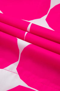 Bubblegum Pattern Frilled Collar Flutter Sleeve Top Blouses Luxurious Weddings