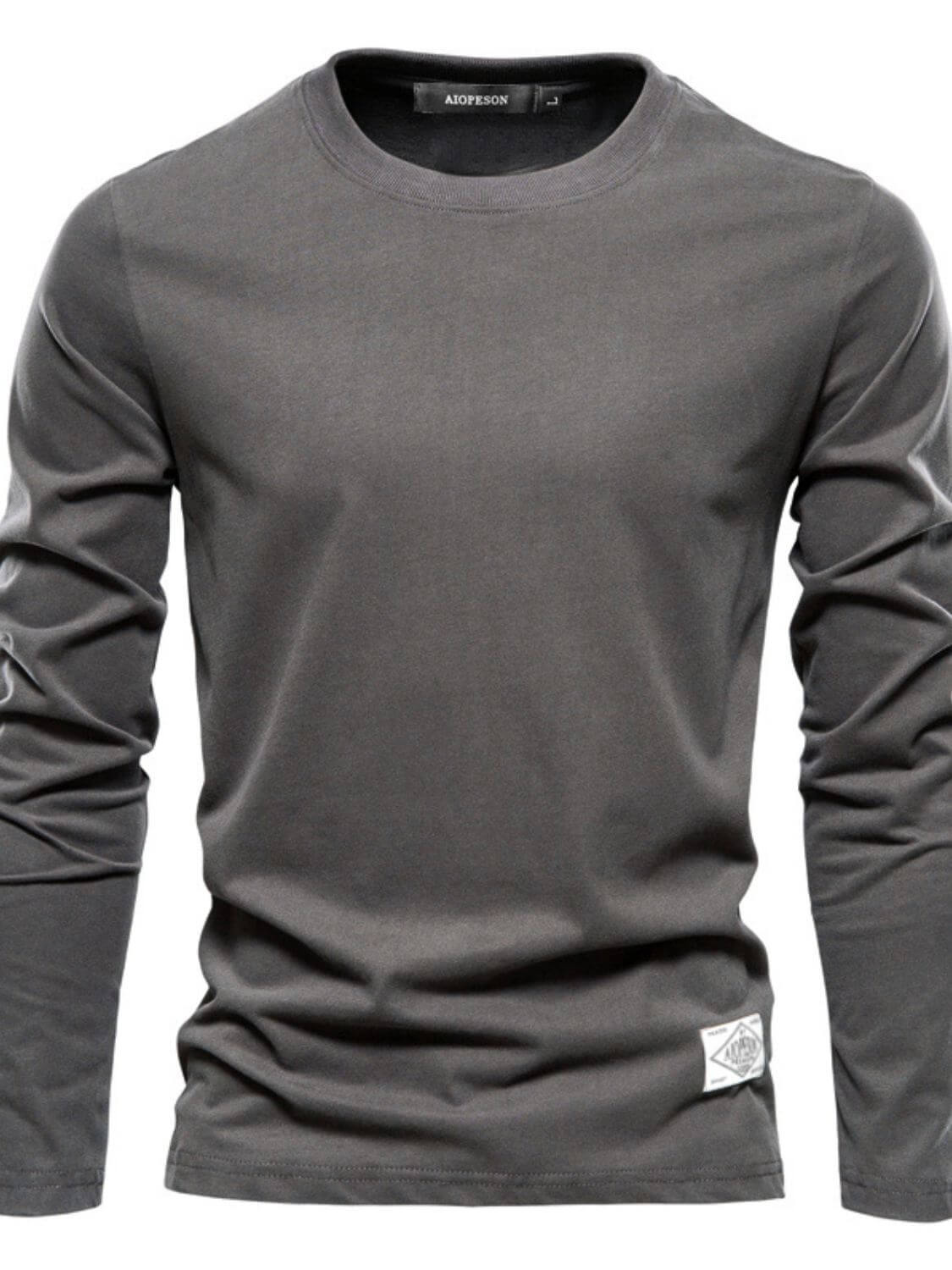 Men's Round Neck Long Sleeve T-Shirt Men's Tshirts Luxurious Weddings