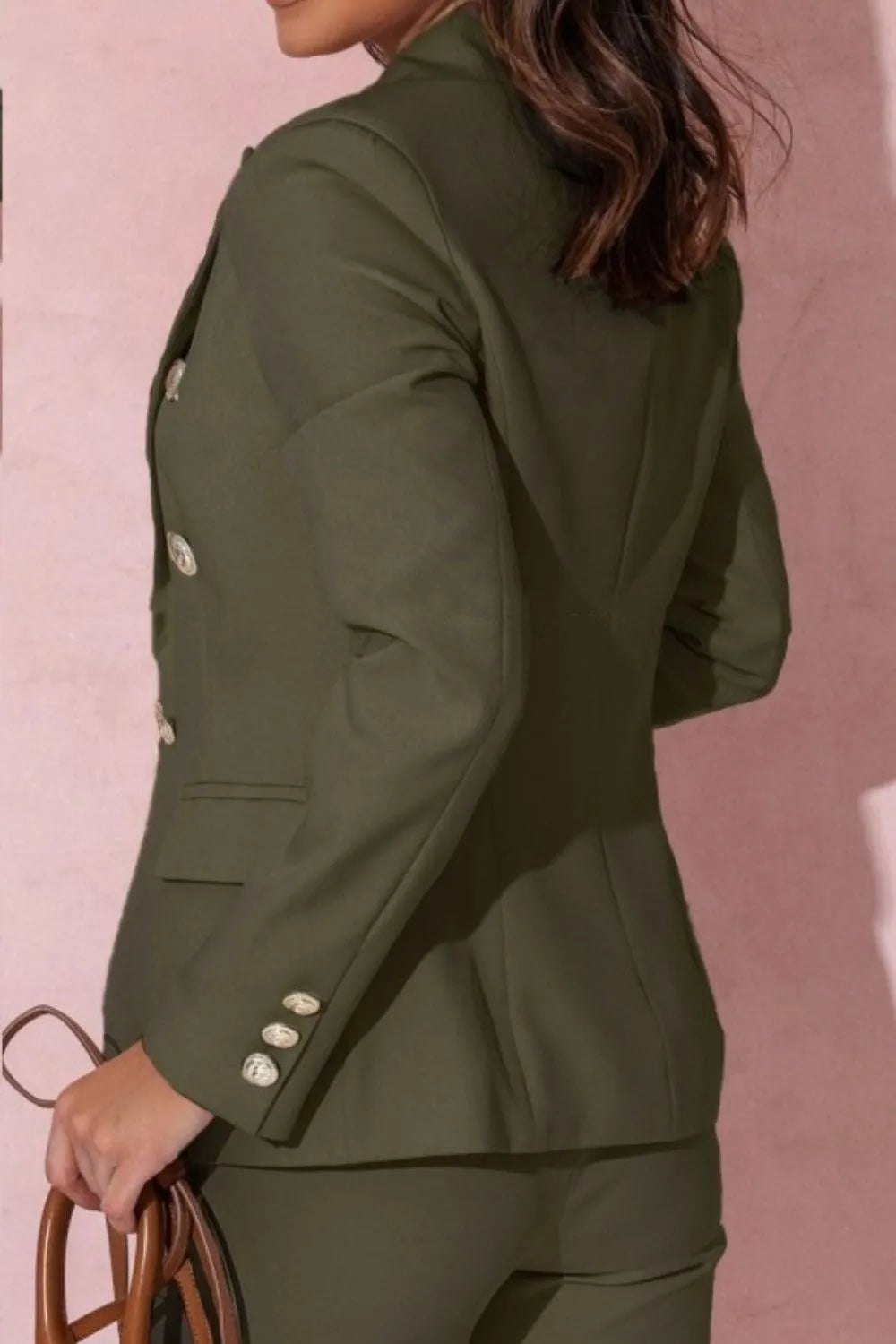 Full Size Lapel Collar Long Sleeve Blazer and Pants Set Plus Size suit sets women Luxurious Weddings