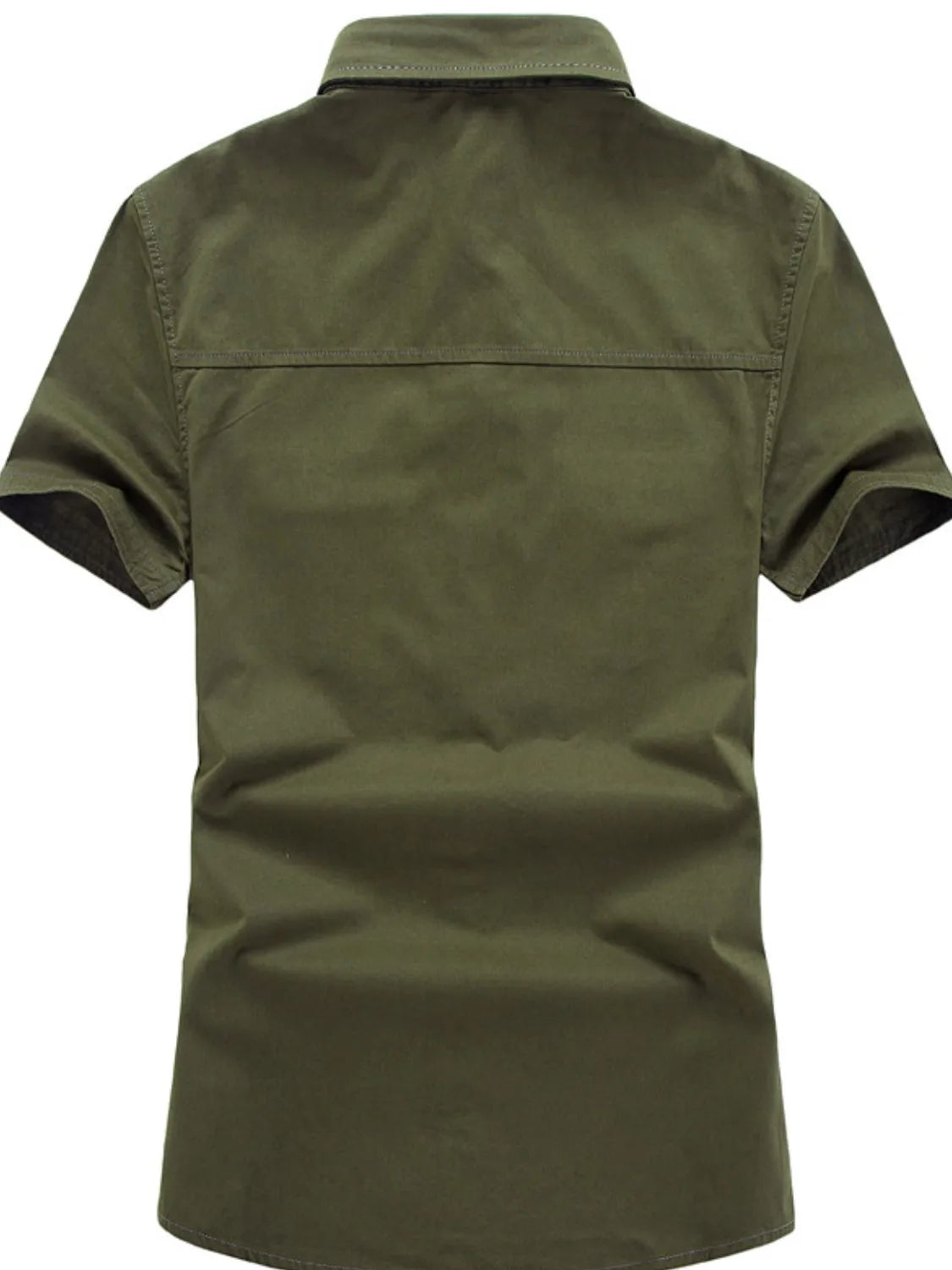 Men's Plus Size Collared Neck Short Sleeve Shirt Luxurious Weddings