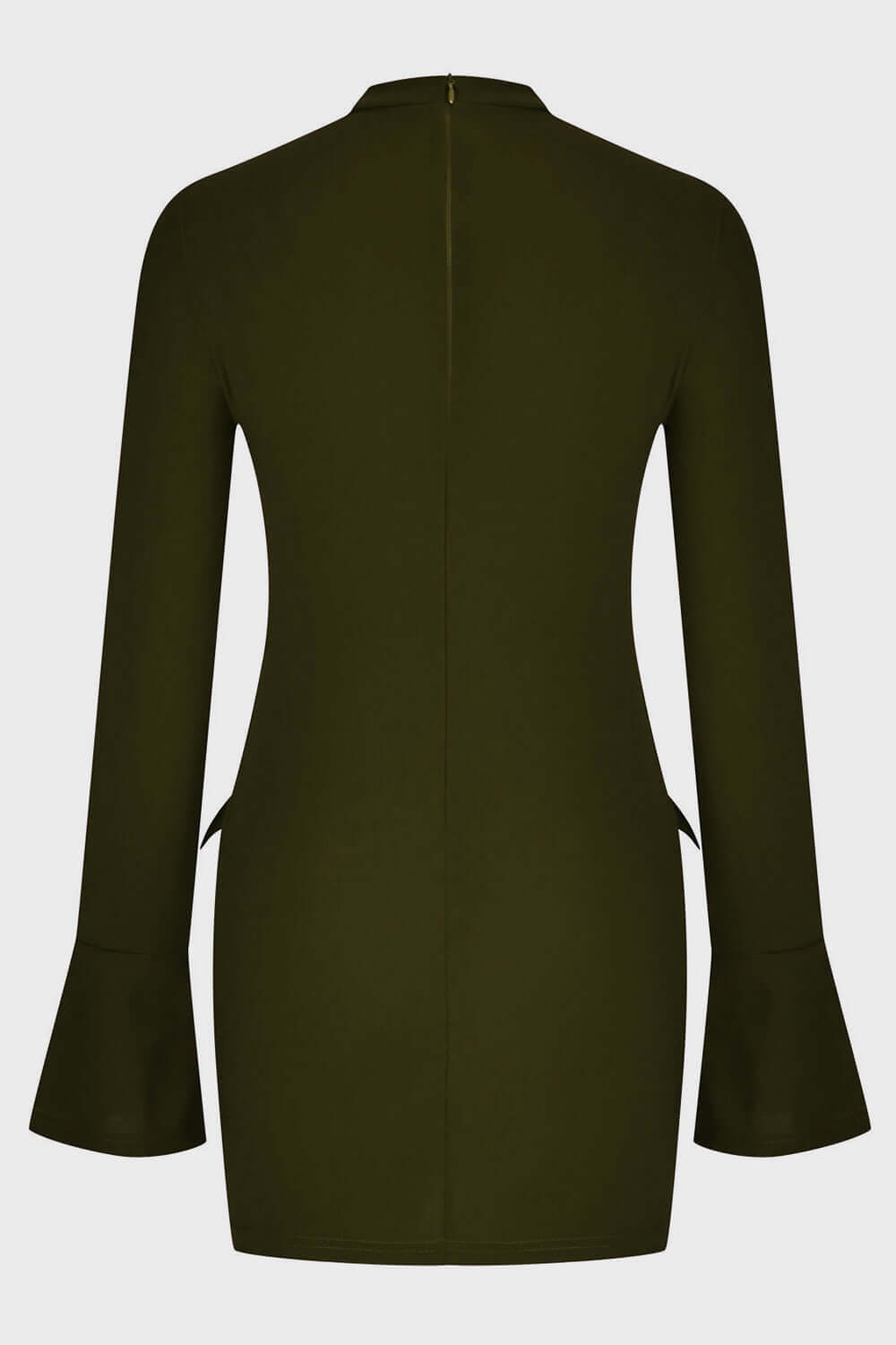 Mock Neck Long Sleeve Mini Dress Dresses/Mini Dresses Luxurious Weddings