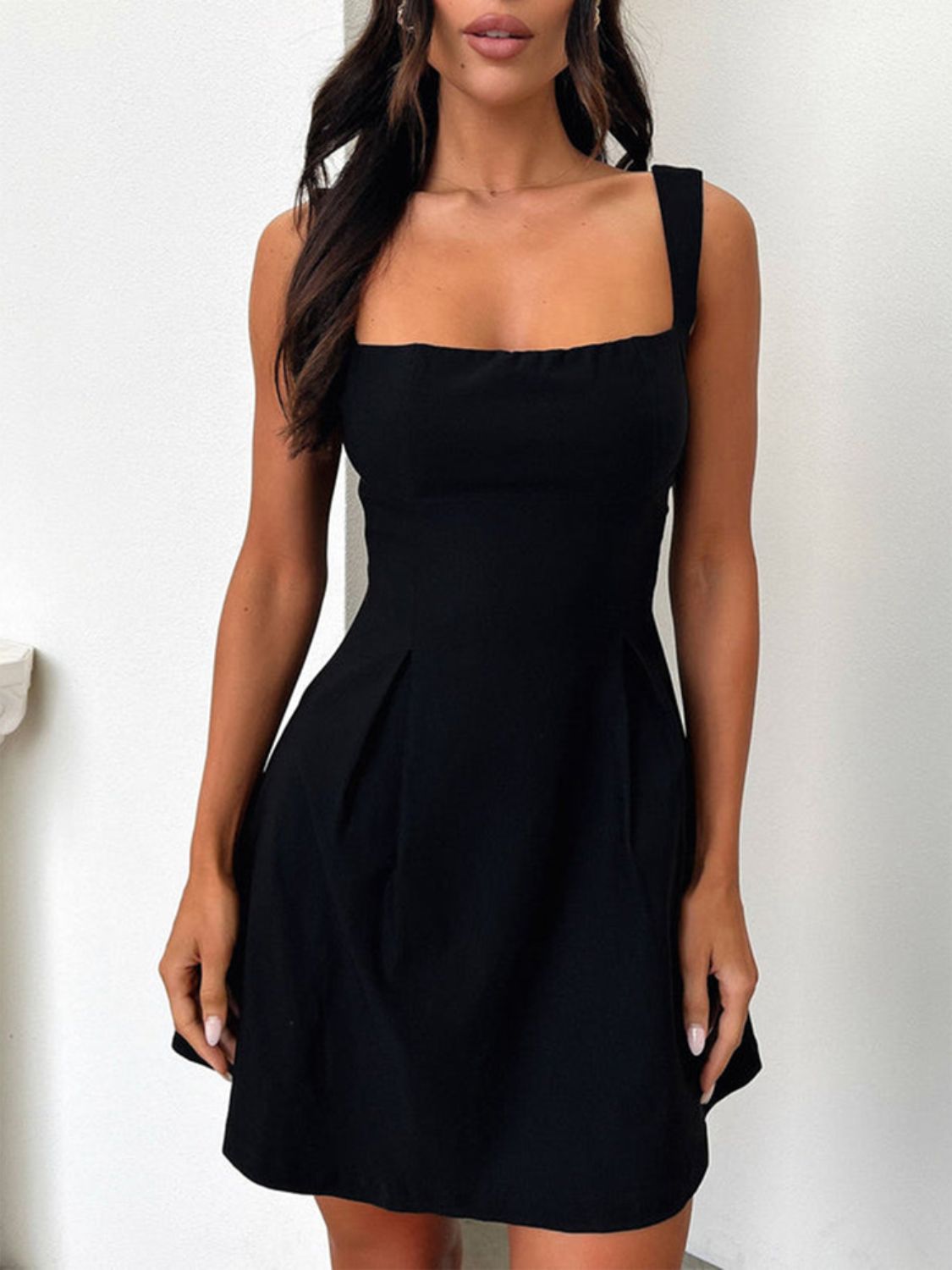 Devine Bow Back Square Neck Mini Dress Mini dress Luxurious Weddings