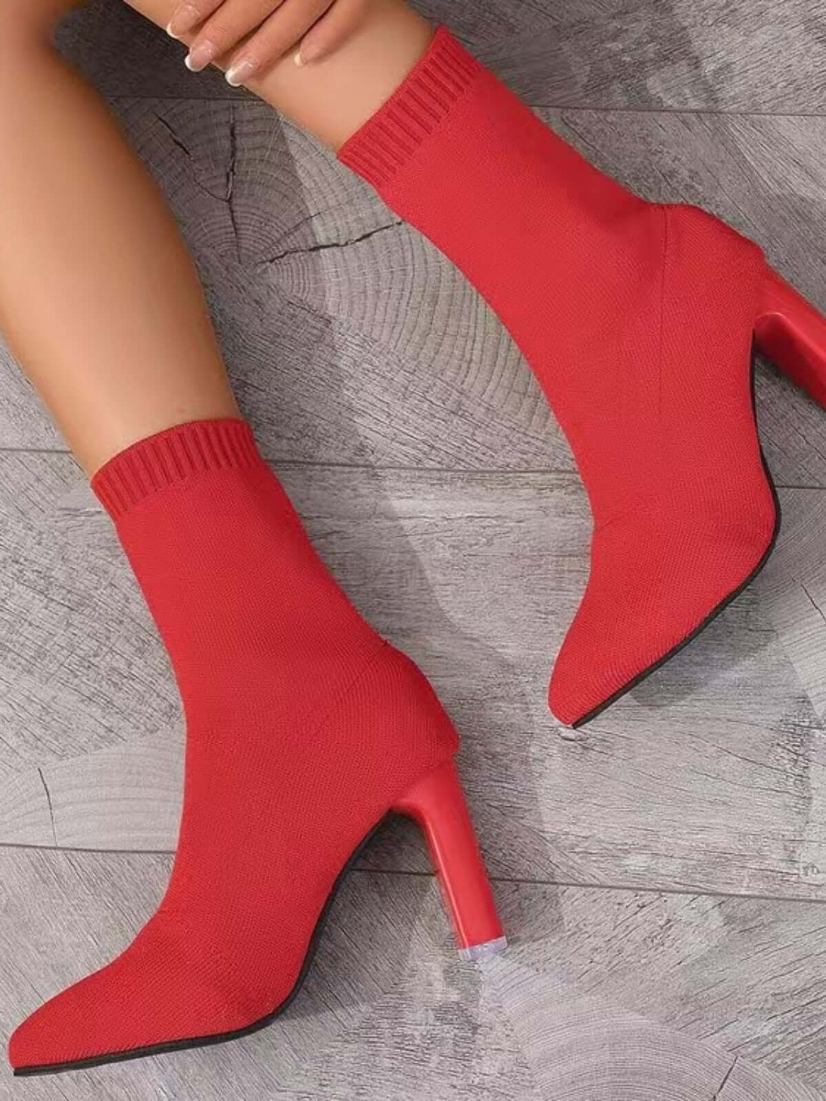 Point Toe Block Heel Boots boots Luxurious Weddings