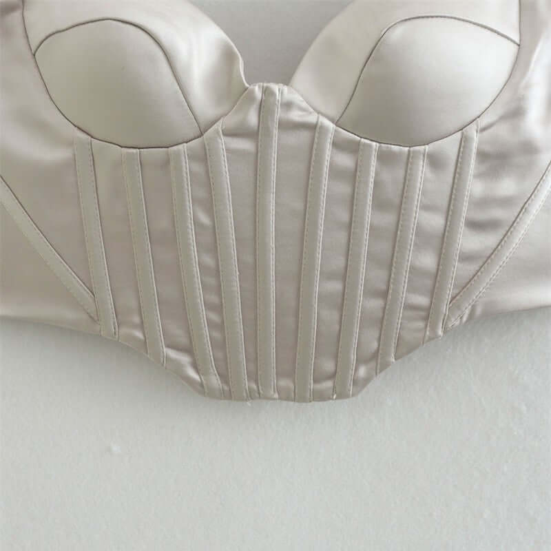Sweet Satin Corset-style Top Corset Luxurious Weddings