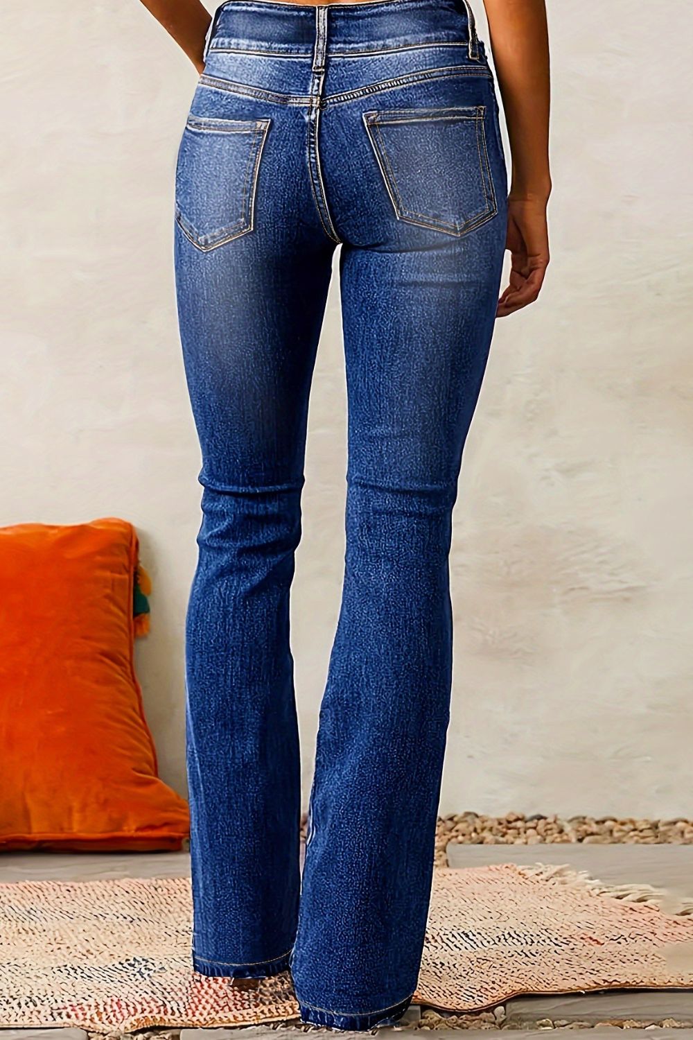 Cat Whisker Washed Bootcut Jeans Jeans Luxurious Weddings